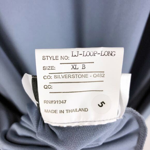 Loop Dress Carlos Saavedra LJ-Loop-Long Maxi Dress XL Blue Grey Silverstone - Picture 16 of 16